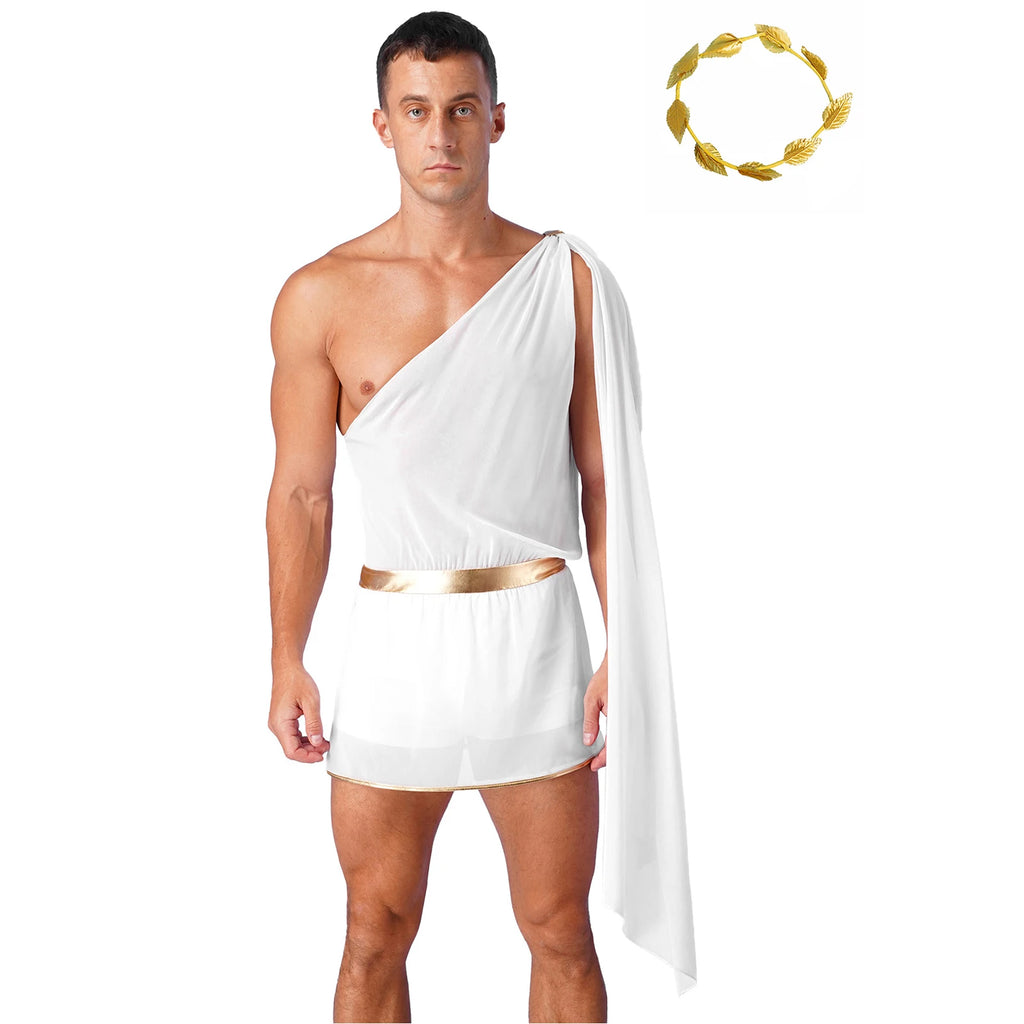 Tantalizing Toga Greek God Robe Costume