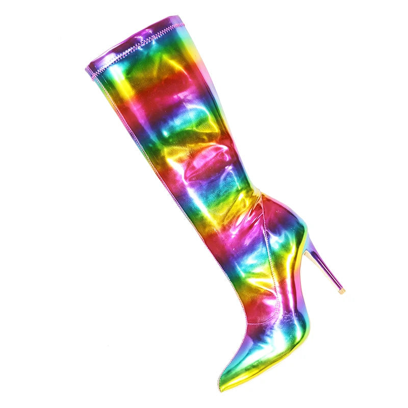 Technicolour Meltdown Pride Boots