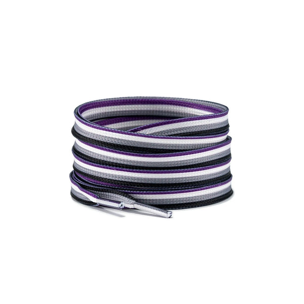 Lace-Up Asexual Pride Shoe Laces