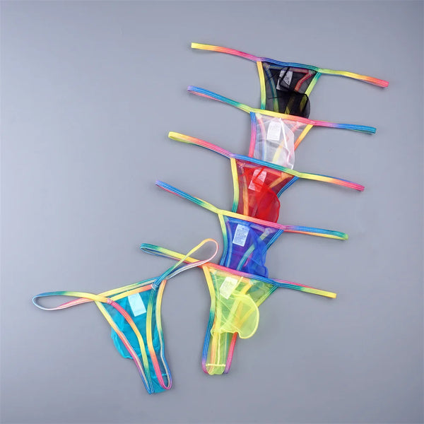 Rainbow Sheer Pride Thongs (2 Pack)