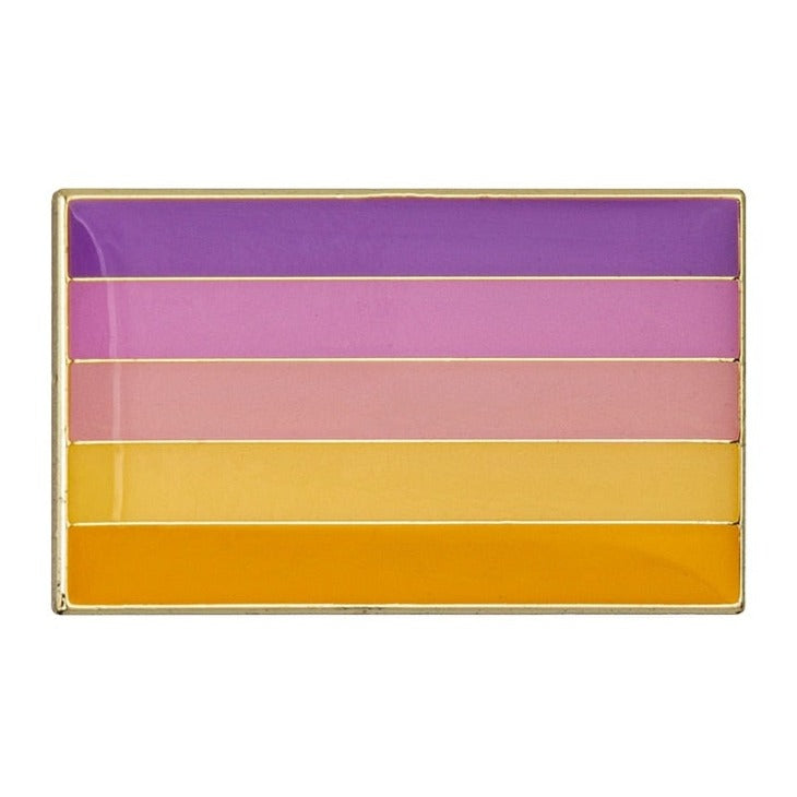 Trixic / Orbisian Pride Flag Enamel Pin