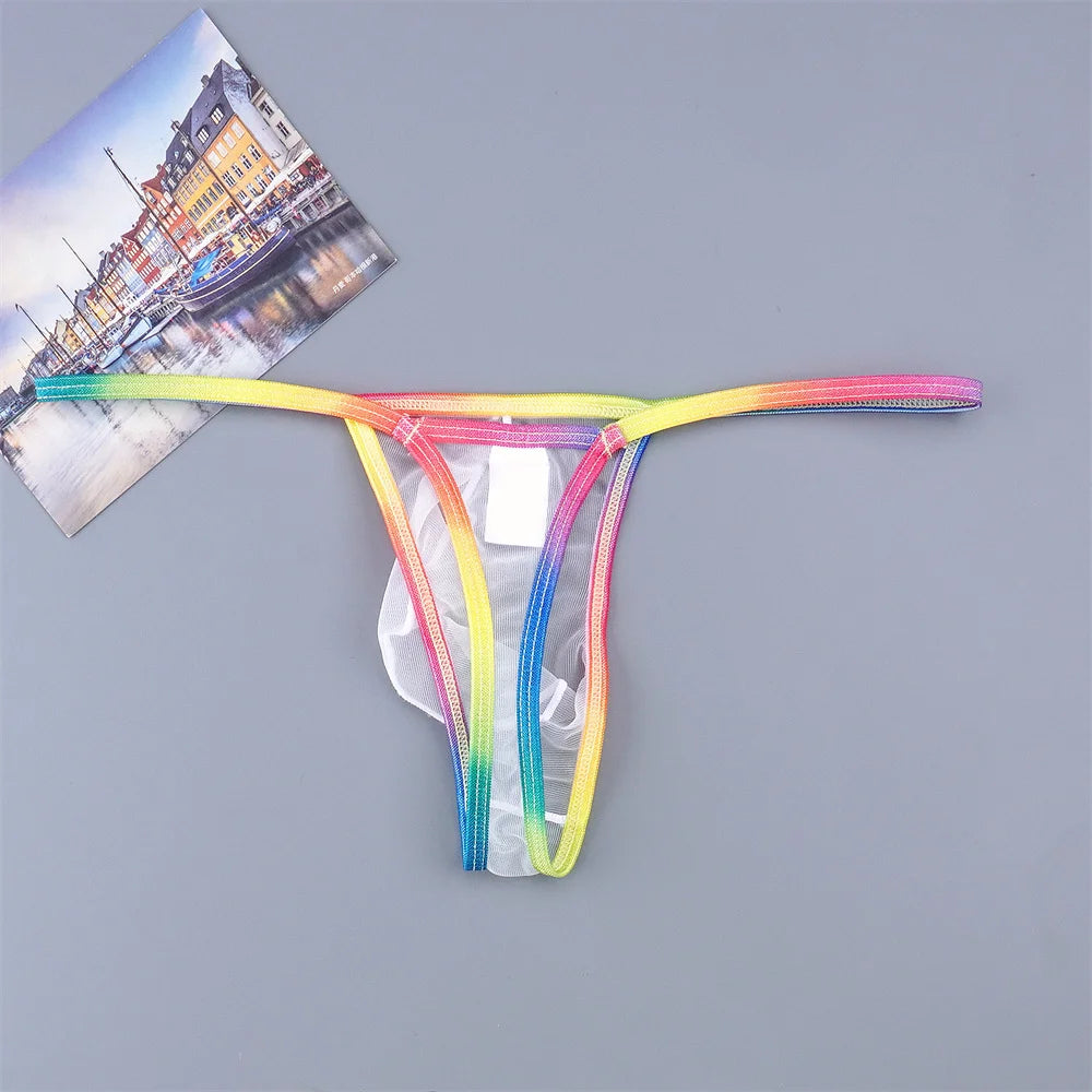 Rainbow Sheer Pride Thongs (2 Pack)