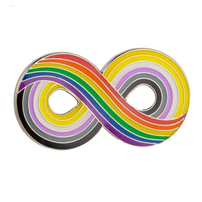 Non-Binary LGBTQ Infinite Pride Pin