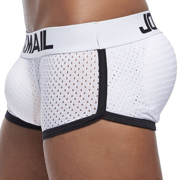 White - 2PCS Jockmail Butt Lifting Underwear (2 Piece) by Queer In The World sold by Queer In The World: The Shop - LGBT Merch Fashion