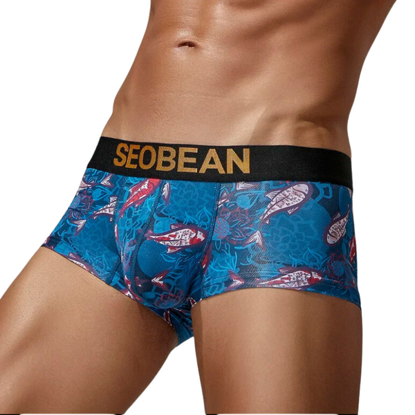 SEOBEAN Festive Fish Boxer Briefs