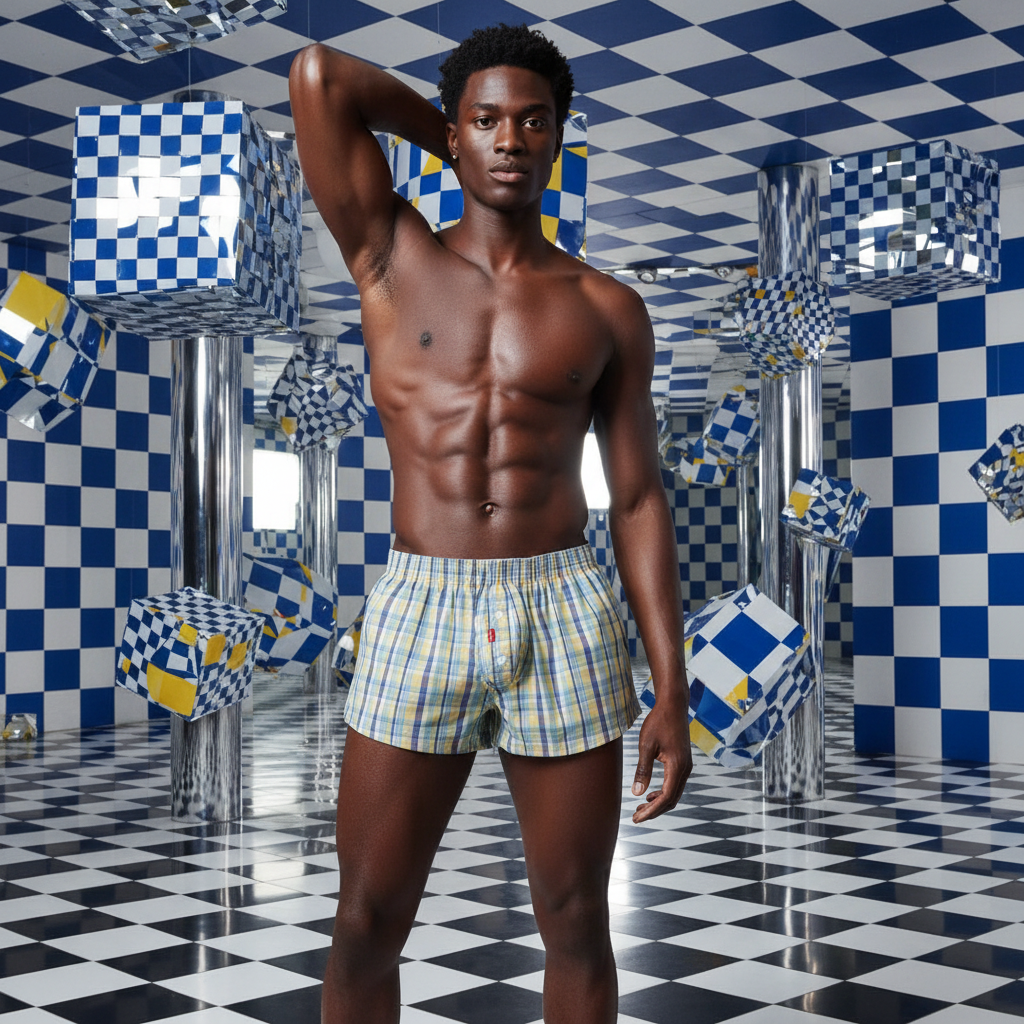 SEOBEAN Oxford Style Cotton Boxers