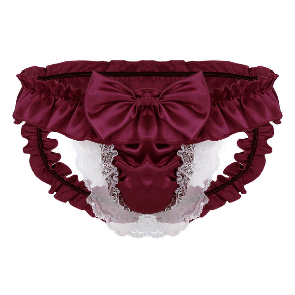 Red Bow Tie Sissy Panties by Queer In The World sold by Queer In The World: The Shop - LGBT Merch Fashion