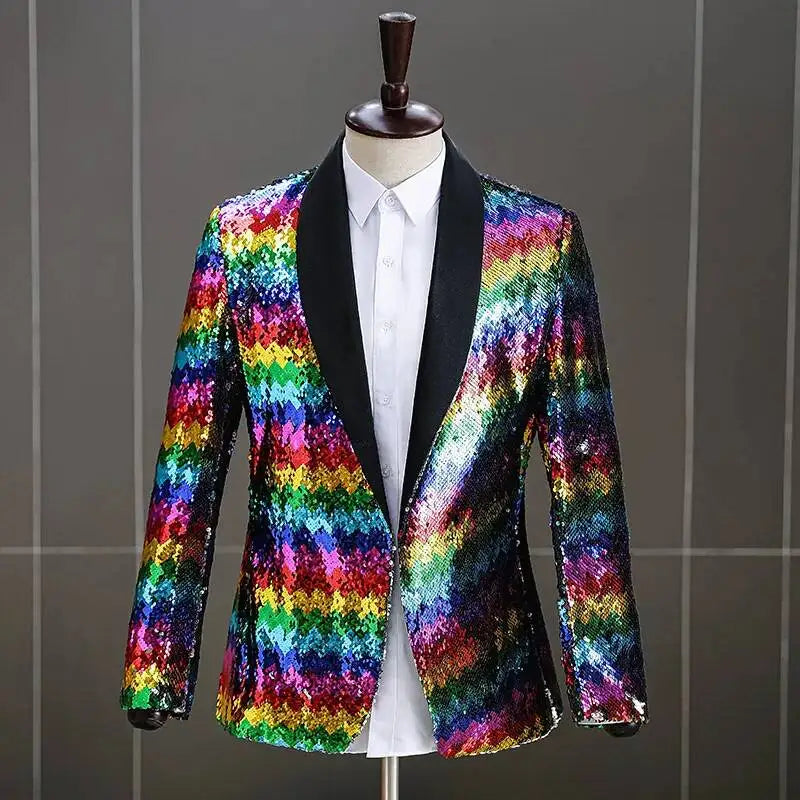 *Sequin Statement Semi-Formal Blazer