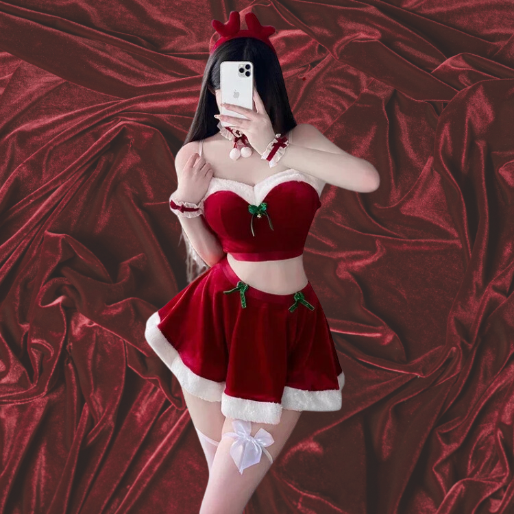 Santa's Camgirl Chic Xmas Costume