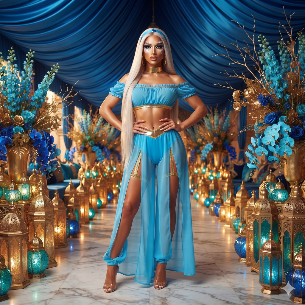 Sapphire Palace Princess Costume