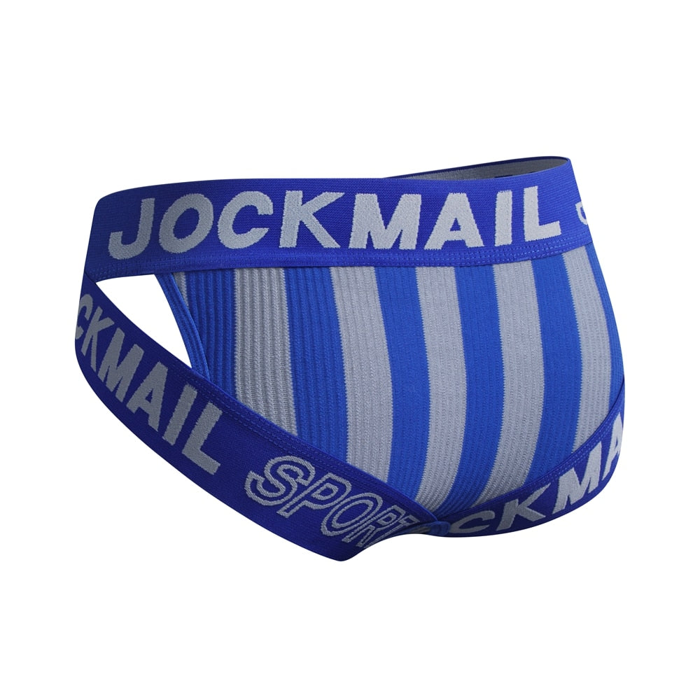 JOCKMAIL Striped & Strapped Briefs – Queer In The World: The Shop