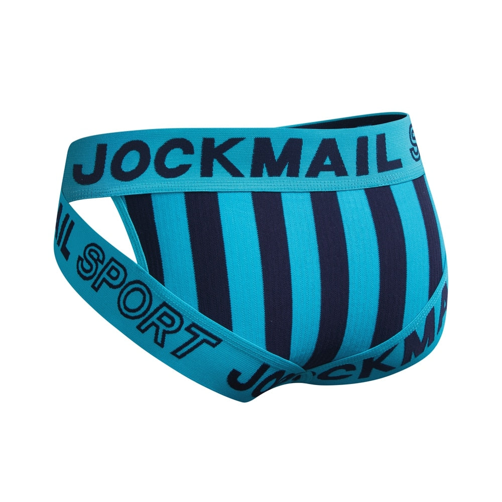 JOCKMAIL Striped & Strapped Briefs – Queer In The World: The Shop