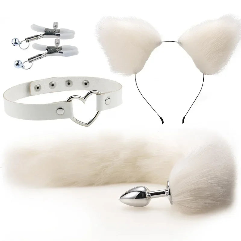Ultimate Fluffy Bunny Tail Butt Plug & Roleplay Accessory Set Queer In The World: The Shop Ultimate Fluffy Bunny Tail Butt Plug & Roleplay Accessory Set Queer In The World: The Shop