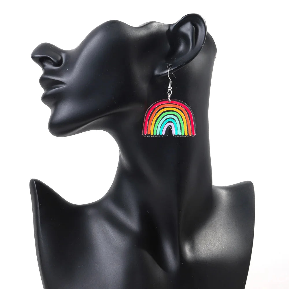 LGBT Rainbow Earrings