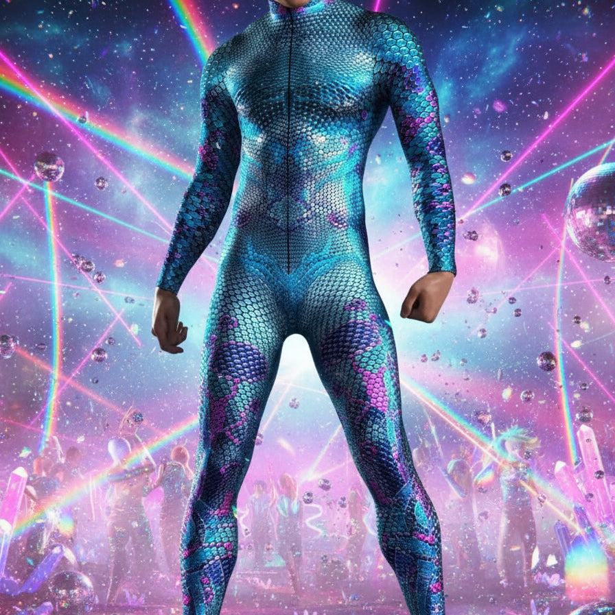 Full Body Colorburst Zentai Suit