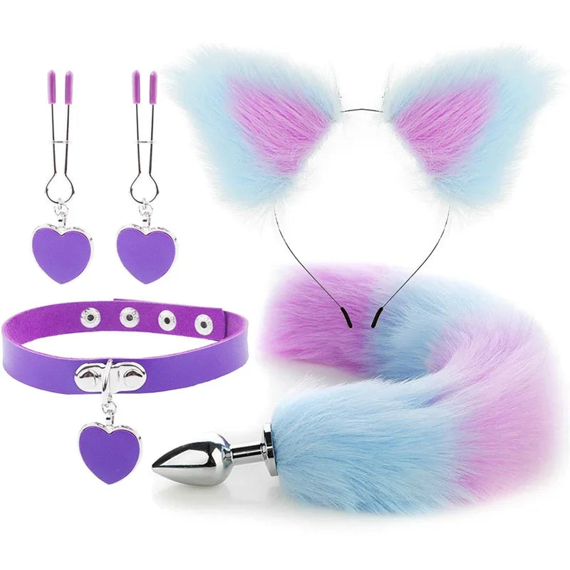 Cat Tail Butt Plug Play Set – Queer In The World: The Shop