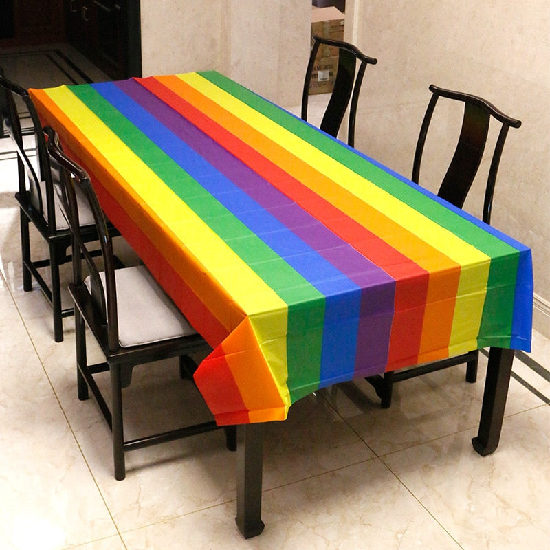 Rainbow Pride Table Tablecloth