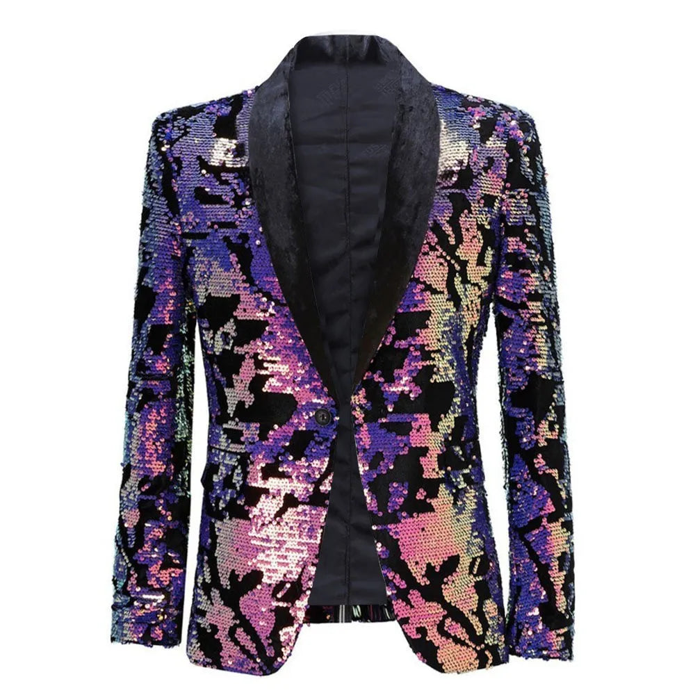 Fabulous Shimmer Sequined Blazer