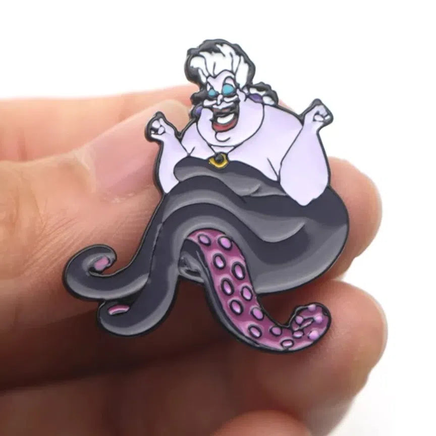  Ursula The Sea Witch Enamel Pin by Queer In The World sold by Queer In The World: The Shop - LGBT Merch Fashion