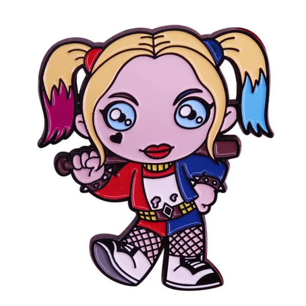  Harley Quinn Enamel Pin by Queer In The World sold by Queer In The World: The Shop - LGBT Merch Fashion