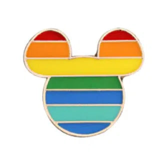  LGBT Mouse Pride Enamel Pin by Queer In The World sold by Queer In The World: The Shop - LGBT Merch Fashion