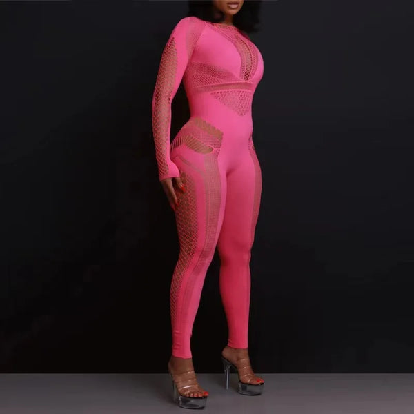 VIP Entrance Mesh Jumpsuit