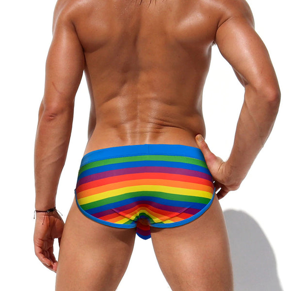  Taste The Rainbow Push Up Swim Briefs by Queer In The World sold by Queer In The World: The Shop - LGBT Merch Fashion