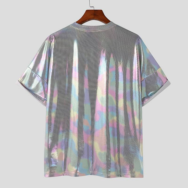  Reflective Rainbow T-Shirt by Queer In The World sold by Queer In The World: The Shop - LGBT Merch Fashion