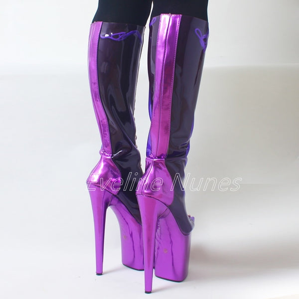 Futuristic Femme Platform Boots