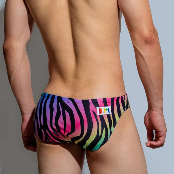 Blue Psychedelic Trip Swim Briefs by Queer In The World sold by Queer In The World: The Shop - LGBT Merch Fashion