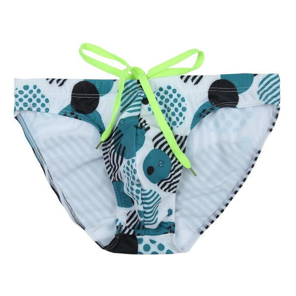 Sexy Fashion Print Swim Briefs