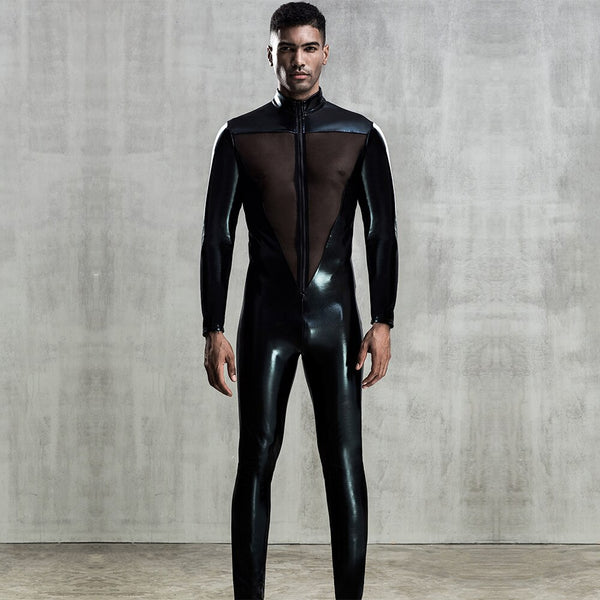 Faux Leather Fetish Bodysuit – Queer In The World: The Shop