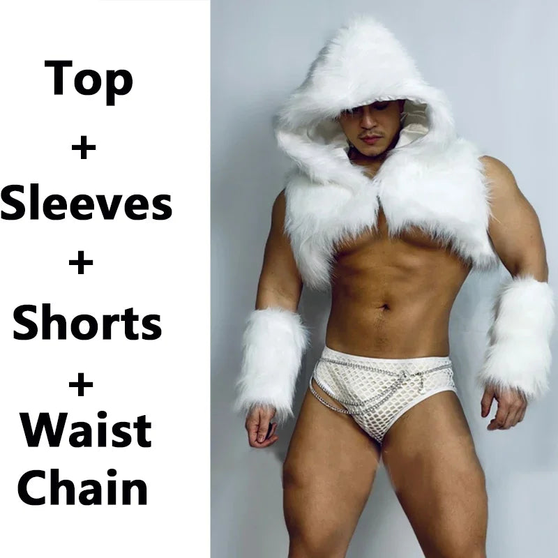 Sexy White Party Men's Outfit Queer In The World: The Shop Sexy White Party Men's Outfit Queer In The World: The Shop