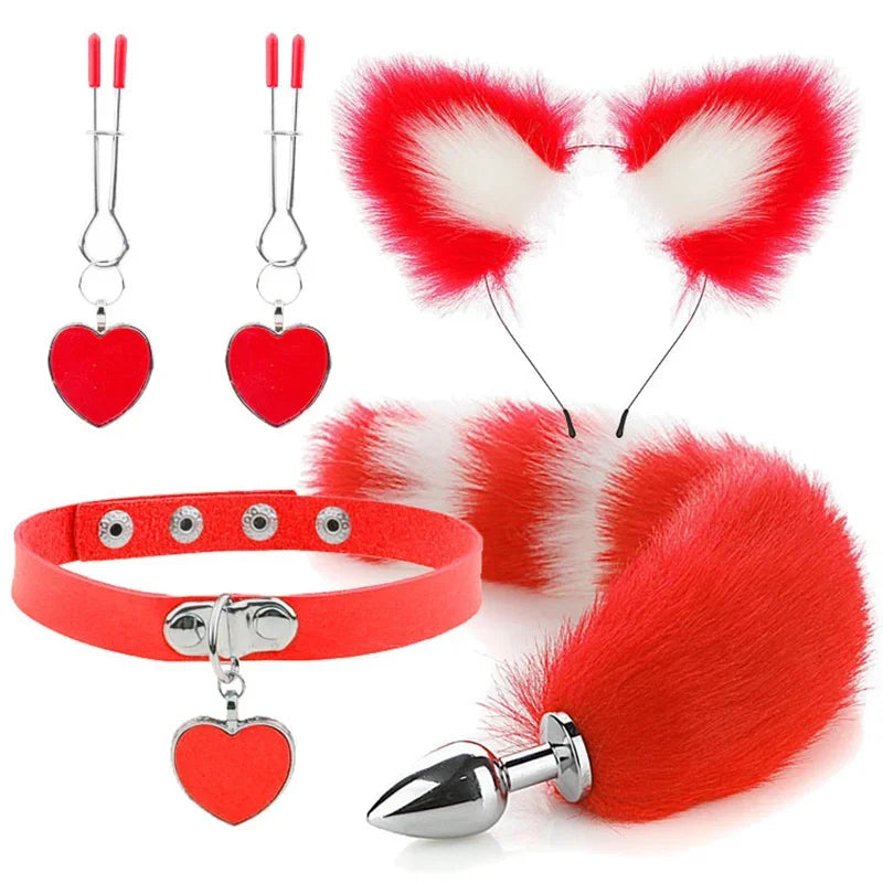 Cat Tail Butt Plug Play Set – Queer In The World: The Shop