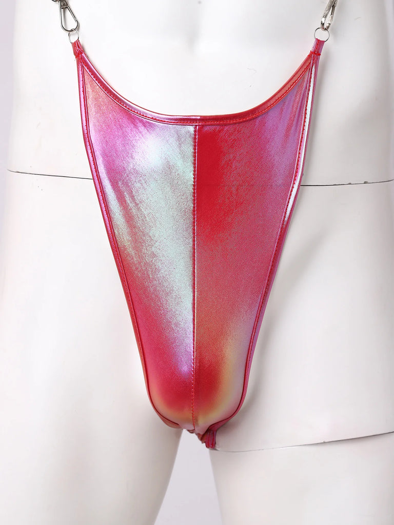 Acid Vibrations Hollow Chain Thong Bodysuit