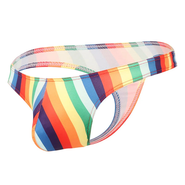 Retro Rainbow Low Rise Thong