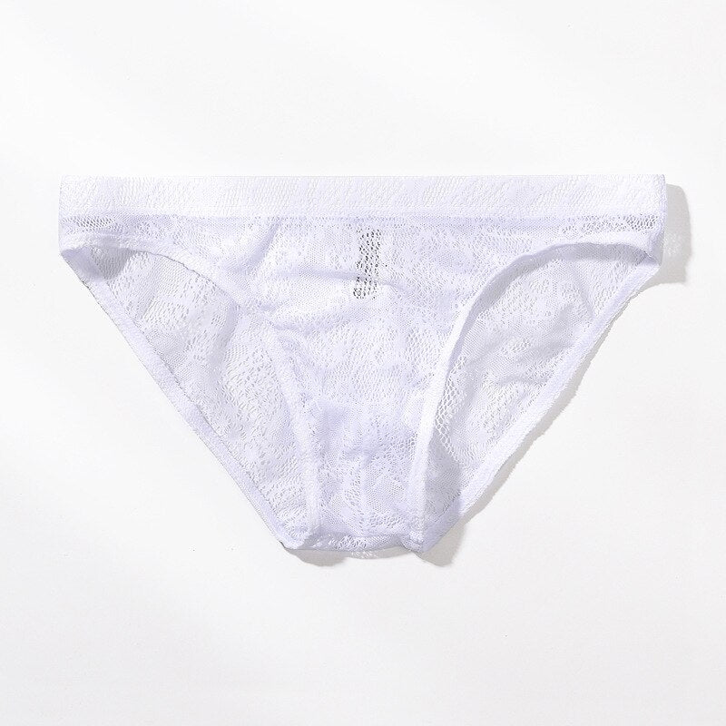 Lace Sexy Semi-Transparent Panties For Men
