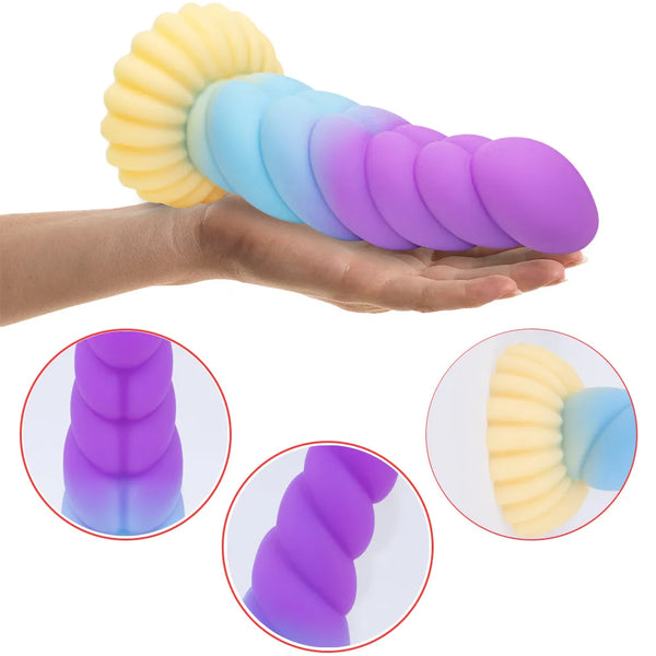 Realistic Multi-Color Alien Dildo