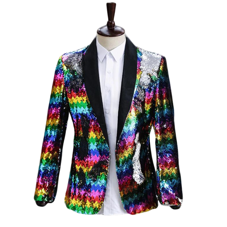 Sequin Statement Semi-Formal Blazer