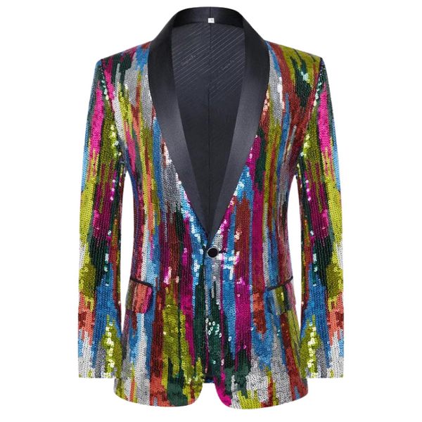 Sequin Statement Semi-Formal Blazer