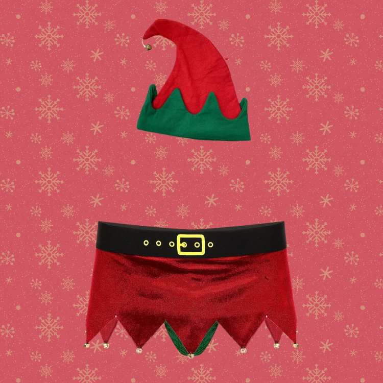 Sexy Christmas Lingerie Underwear Set With Hat