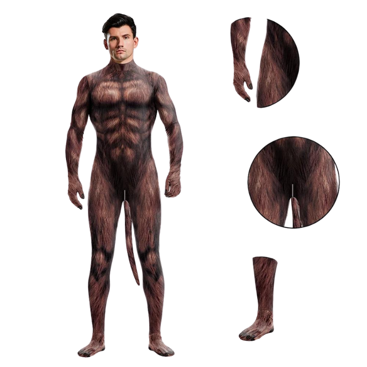 Sexy Furry Foxy Bodysuit With Tail And Crotch Zipper  Queer In The World:  The Shop