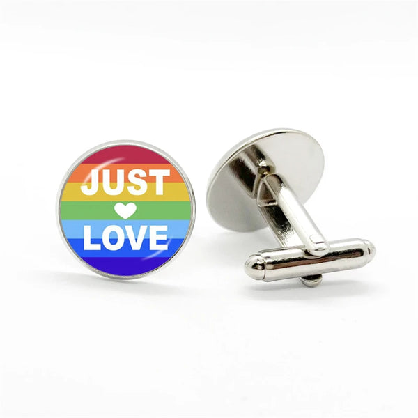 Love Is Love Pride Cufflinks
