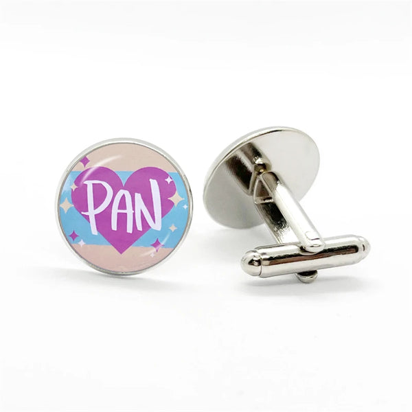 Pansexual Pride Cufflinks