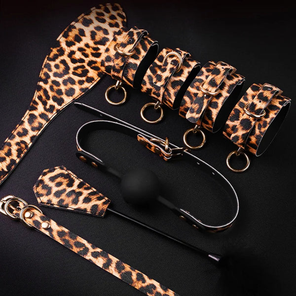 Boundless Leopard Joy 10 Piece BDSM Bundle