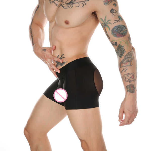 Lustful Heart Open Back Underwear For Men