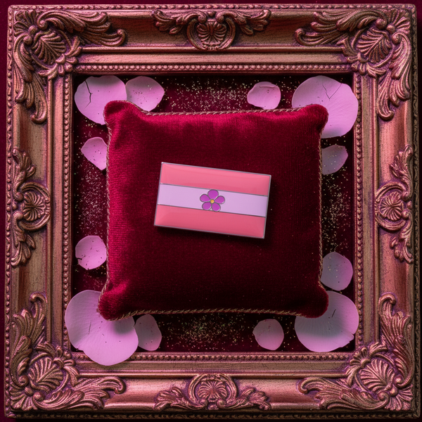 Sapphic Pride Flag Enamel Pin