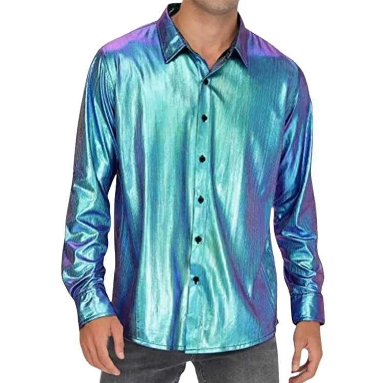 Shine Bright Like A Diamond Men's Lapel Shirt