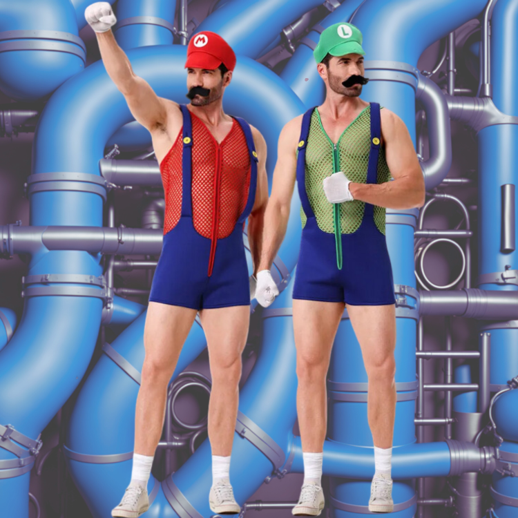 Super Bros Plumber’s Playtime Costume