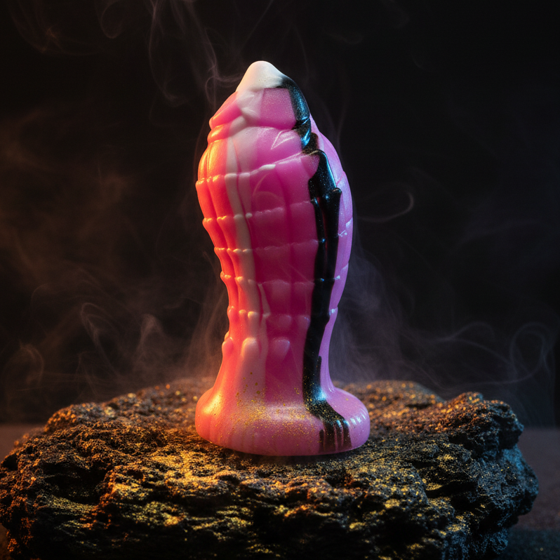 Thick Suction Cup Dragonscale Dildo